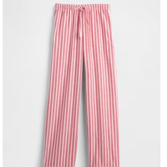 Gap Adult Softest Flannel PJ Pants Red Stripe Unisex L - Picture 1 of 7